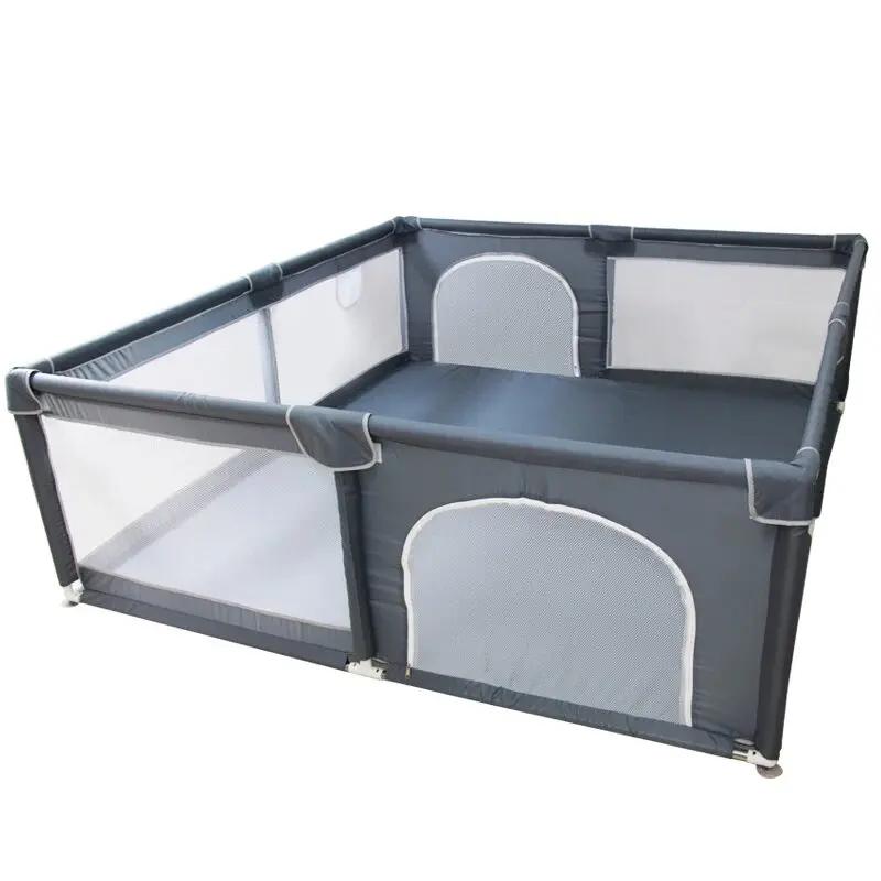 Parc pour bébé 150x180CM, barrière de sécurité pour enfants, clôture pour aire de jeux antidérapante