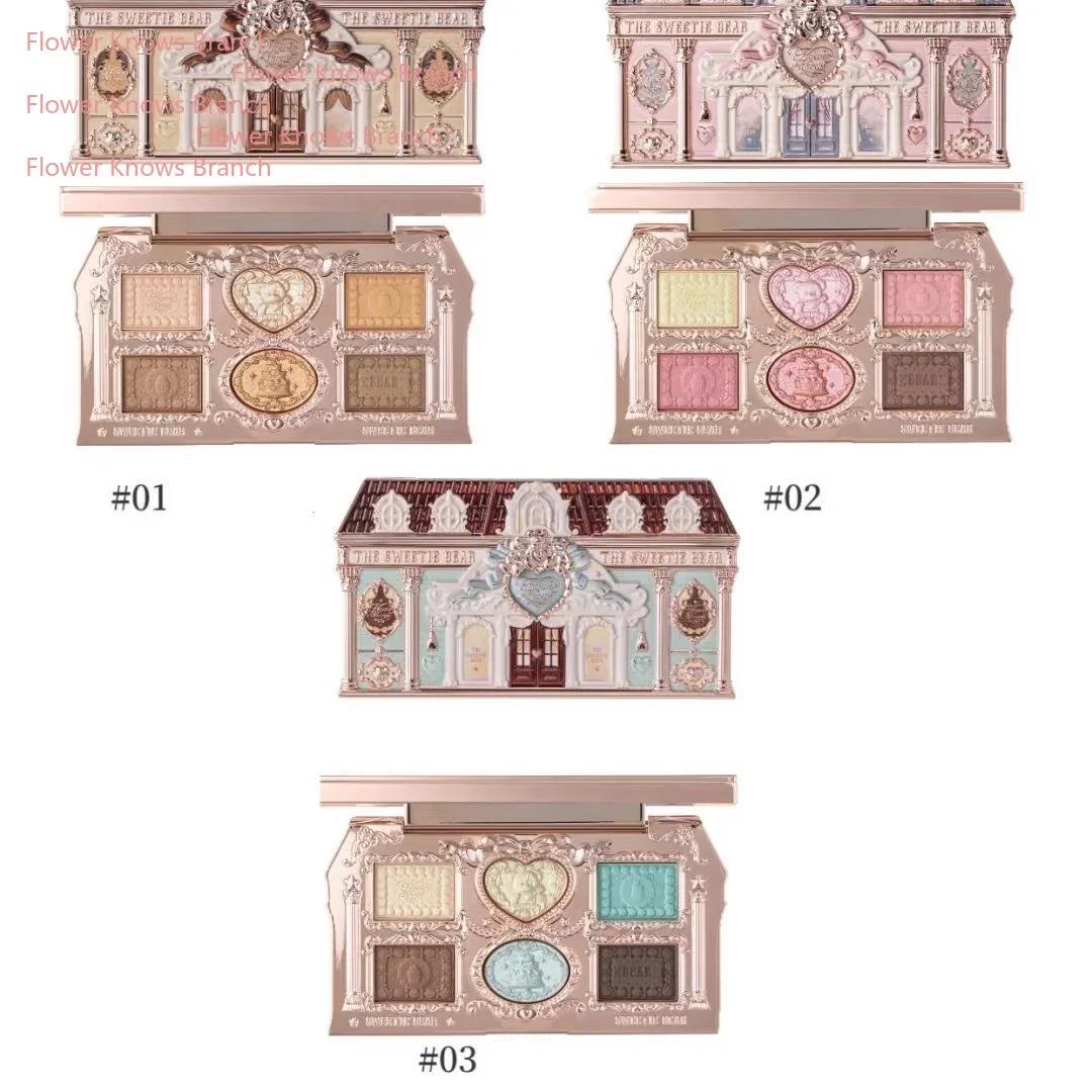 Flowerkaren The SWEETIE BEAR COLLECTION Kit de maquillage coffret cadeau tout en un Palette d'ombres