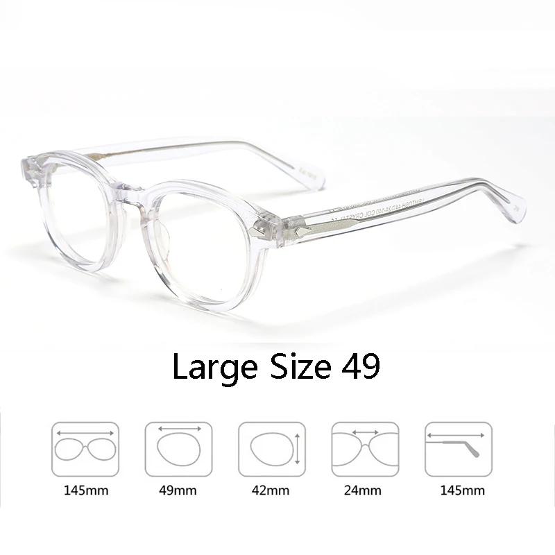 Monture de lunettes optiques pour homme et femme, style Lemtosh, lunettes Johnny Depp, monture en ac
