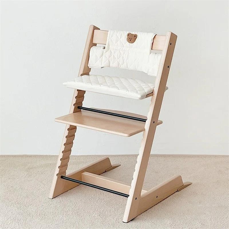Coussin chaise haute ours lapin pour bébé - Accessoire confortable pour siège de salle à manger ergonomique