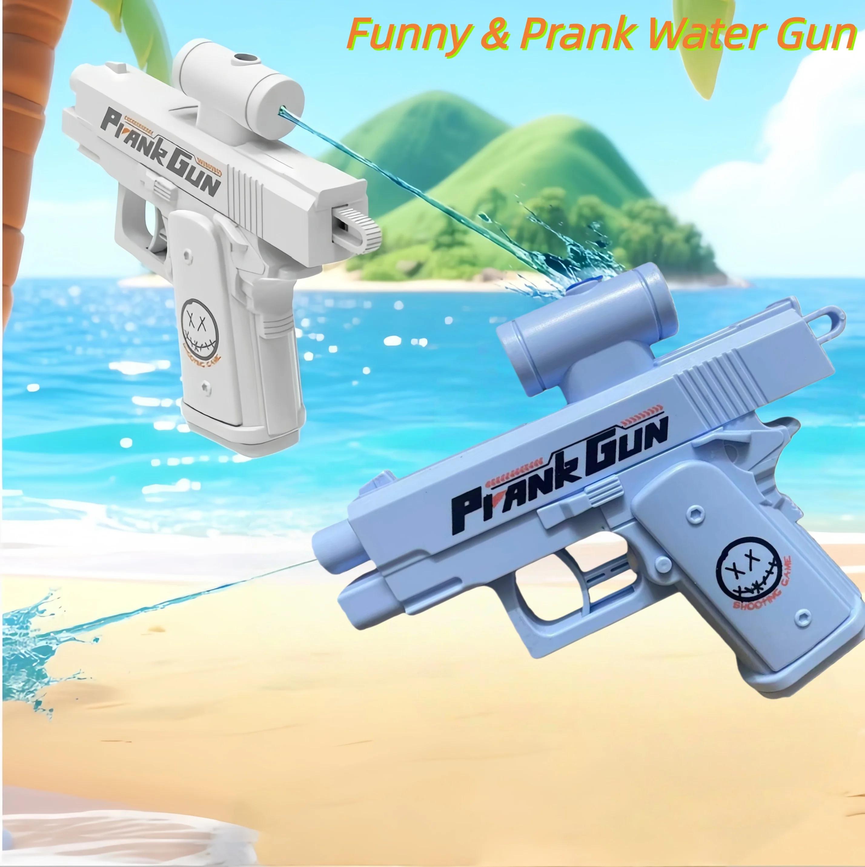 Pistolet à eau bidirectionnel, jouet de farce, pistolet à eau anti-stress, petit pistolet de jeu, in
