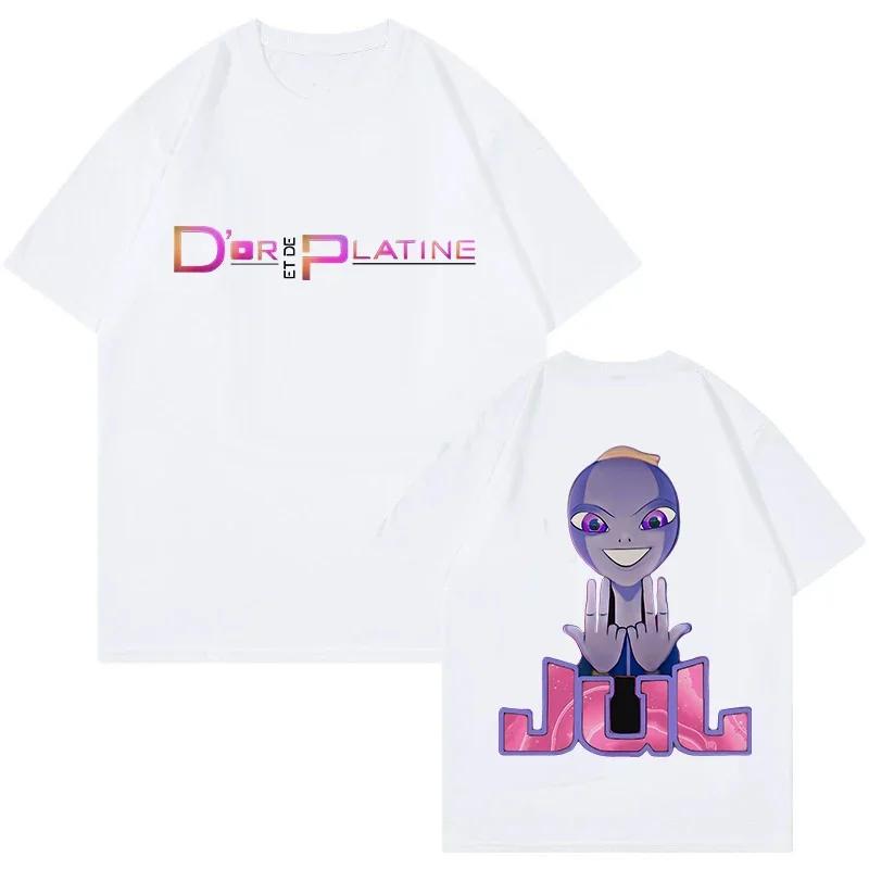 Rappeur Jul graphique Vintage T-shirt hommes femmes mode Hip-hop T-shirt drôle été à manches courtes