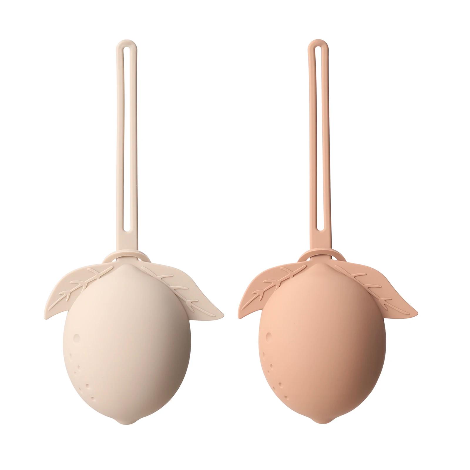 1 pièces mallette de rangement de sucette en Silicone pour bébé, conteneur de sucette au citron de c