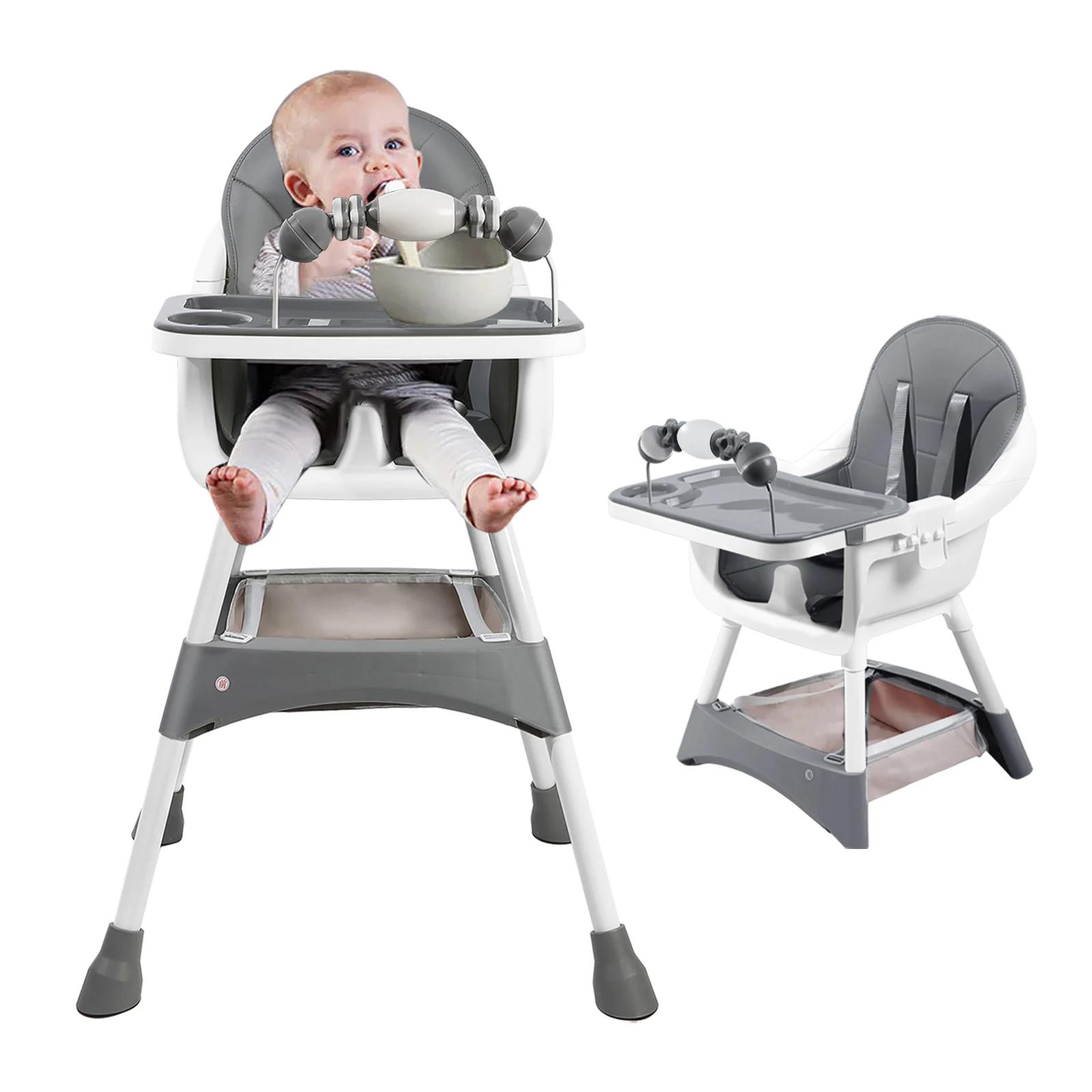 Chaise haute pour bébé, chaises de salle à manger portables pour bébé, chaise haute convertible pour