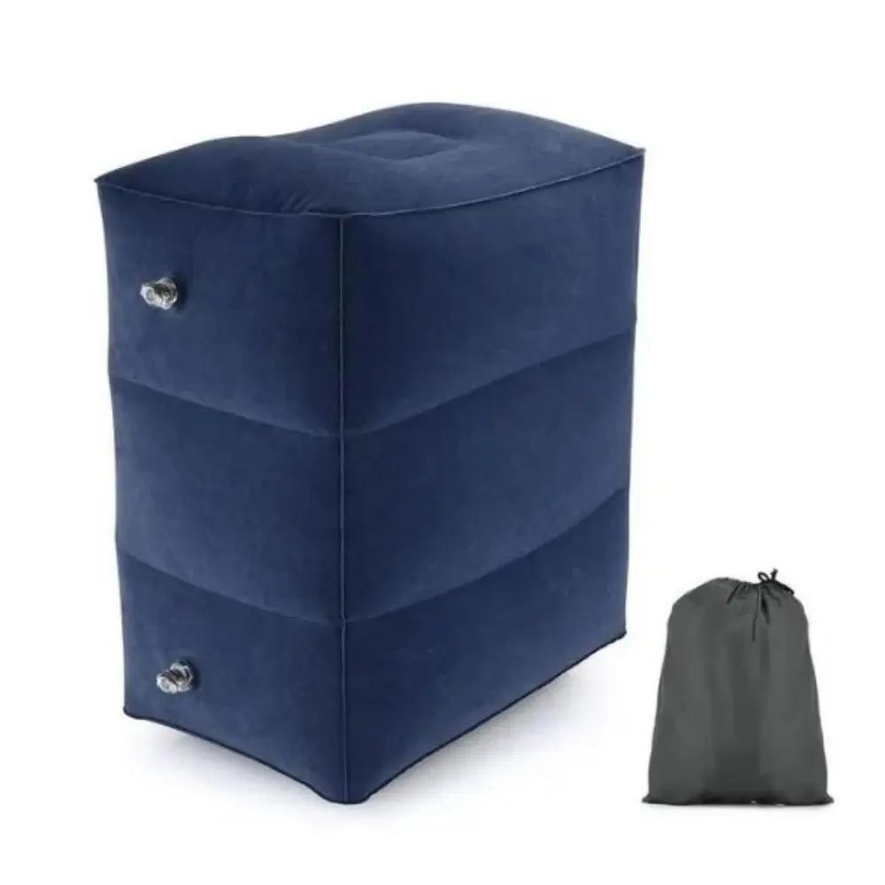 Coussin d'assistant de pied gonflable pour le voyage, portable, réglable, trois couches, recommandé,