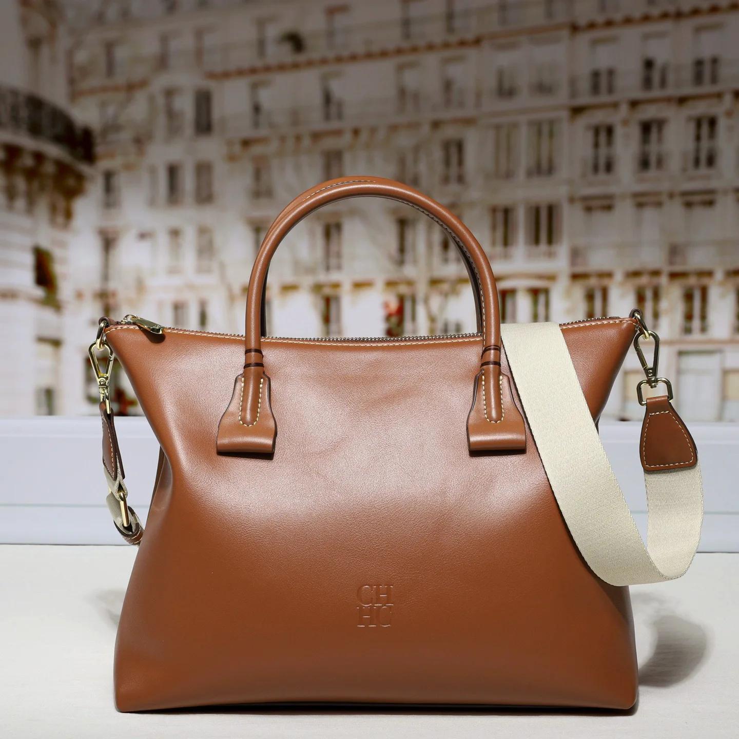 Nouveau Sac Bandoulière CH Commuter 2026, Sac à Main Simple et Tendance pour Femme, Sac Fourre-tout