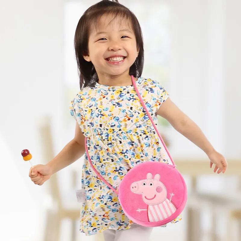 16-19CM véritable Peppa Pig Bundle poche 8 amis papa maman Peppa George peluche Bahs poupées en pelu