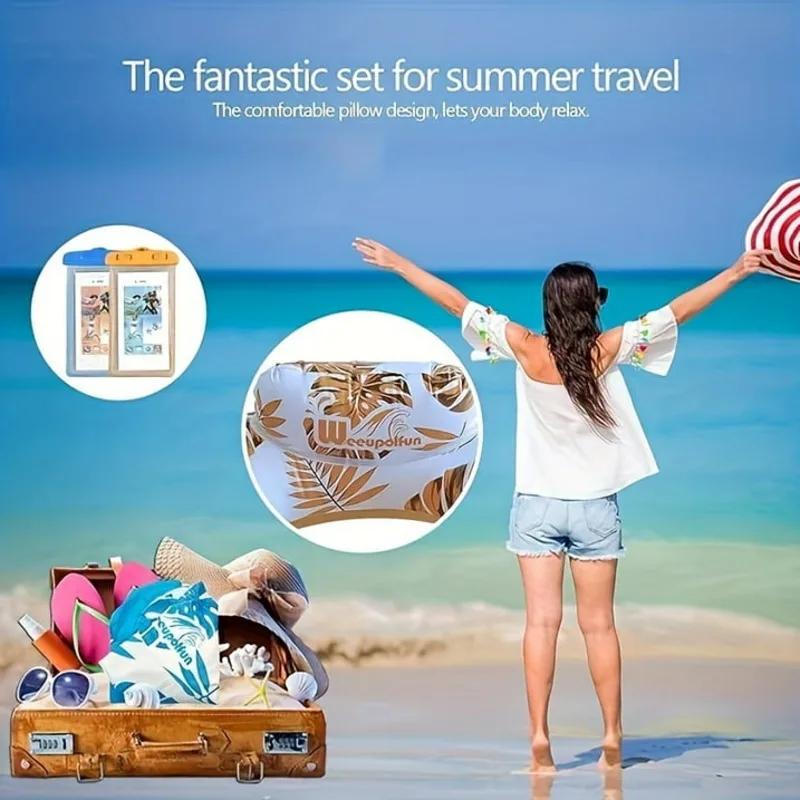 Chaise flottante gonflable pour piscine, pour adultes, siège en U, salon de plage flottant avec doss