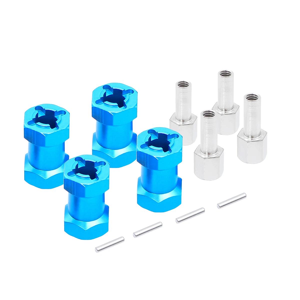 Adaptateur d'entraînement de moyeu de roue hexagonale en aluminium SCX10, 12mm, 15/20/25mm, combinat