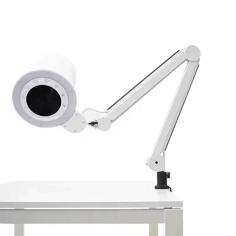 Lampe sans ombre + collecteur de poussière d'ongles 2 en 1 - Produit OEM professionnel 4Blanc pour s
