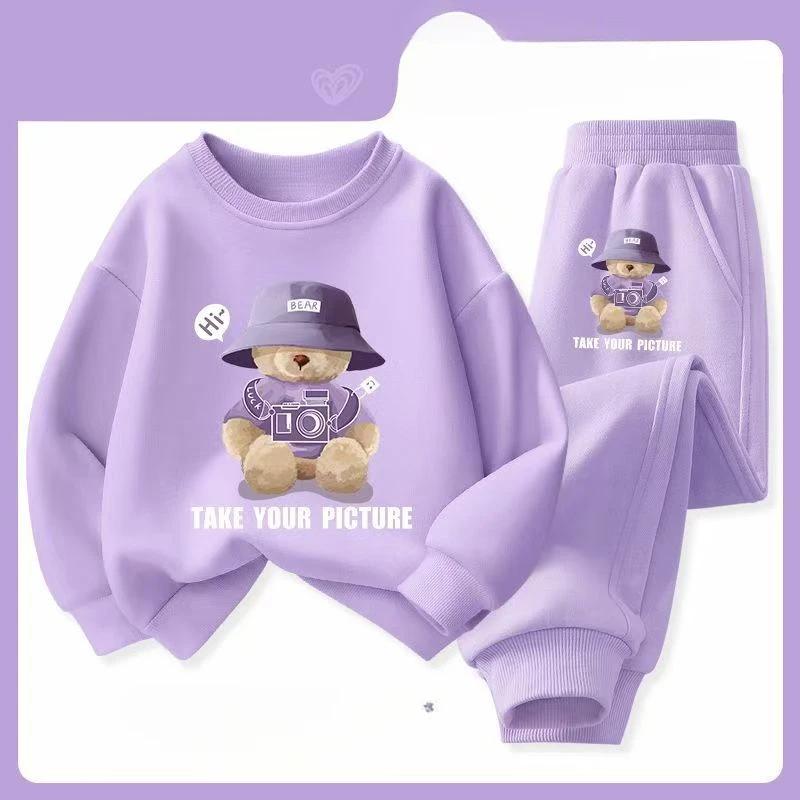 Ensemble bébé garçon automne T-shirt pantalon imprimé mode 2 pièces tenue décontractée survêtement