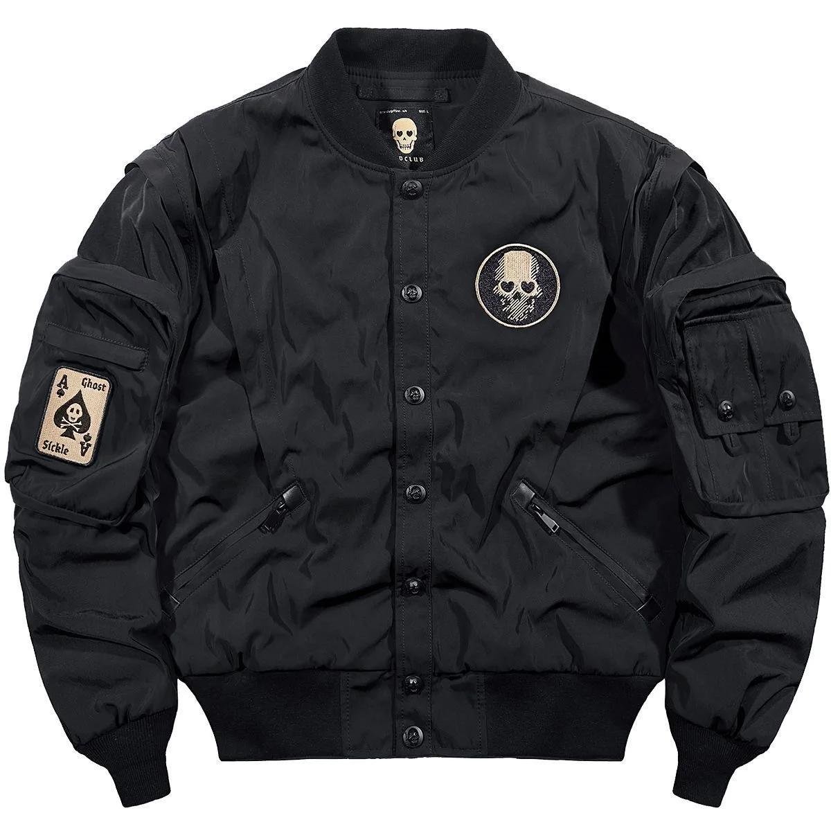 Veste de pilote Vintage américaine pour hommes, nouvelle tendance d'automne et de printemps, décontr