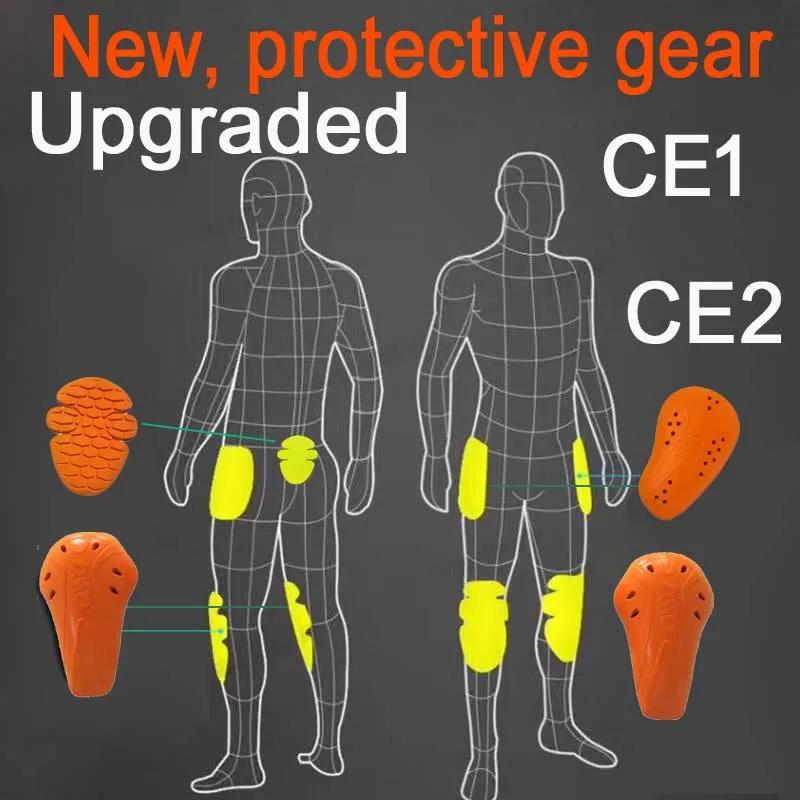 Pantalon de motard, pantalon de cyclisme, jean de course avec 5 équipements de protection Anti-chute