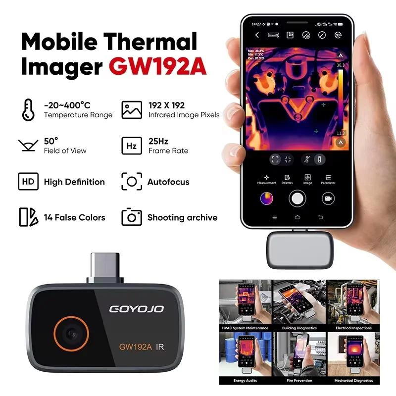 Caméra thermique infrarouge GW192A pour l'inspection et la réparation, nouvelle caméra d'imagerie th