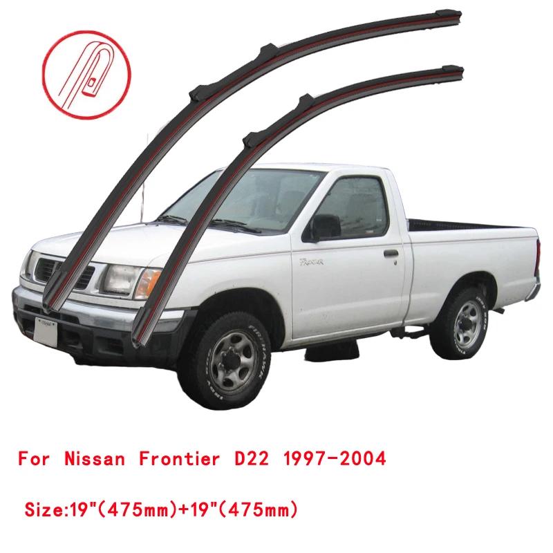 Balai d'essuie-glace de voiture en caoutchouc double pour Nissan Frontier Navara, NP300 Pick Up, D22
