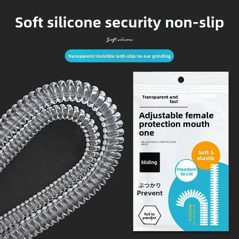 Lunettes antidérapantes, crochets d'oreille en Silicone pour le sport, poignées de cadre de retenue