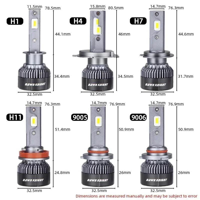 DAWNKNIGHT K5C Mini 40W H7 H4 Version longue durée ampoule de phare Led 4300K K6C Led HB3 H11 ampoul