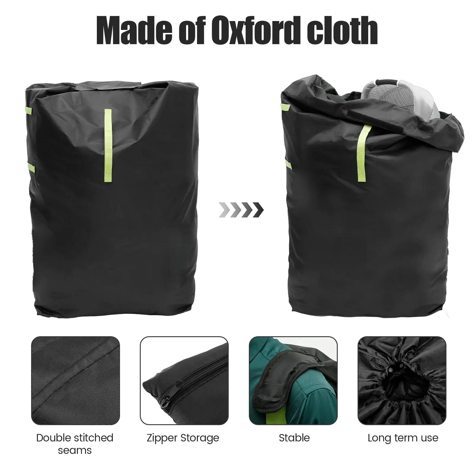Grand sac de couverture poussette 420D Oxford étanche - Sac rangement voyage avec sangle réglable