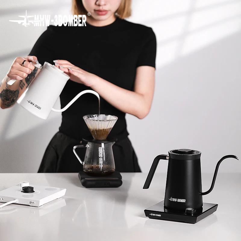 MHW-3BOMBER bouilloire à café thermostatique, bouilloire à café électrique intelligente, accessoires