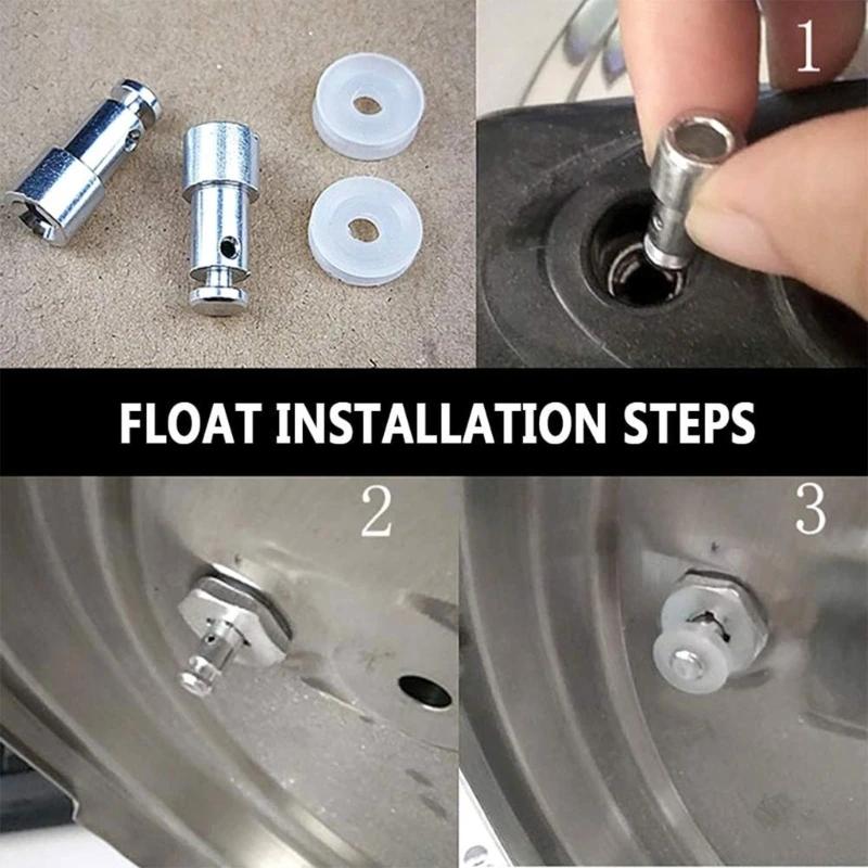 Ensemble de remplacement universel pour autocuiseurs, flotteurs et bancs, joint en silicone transpar