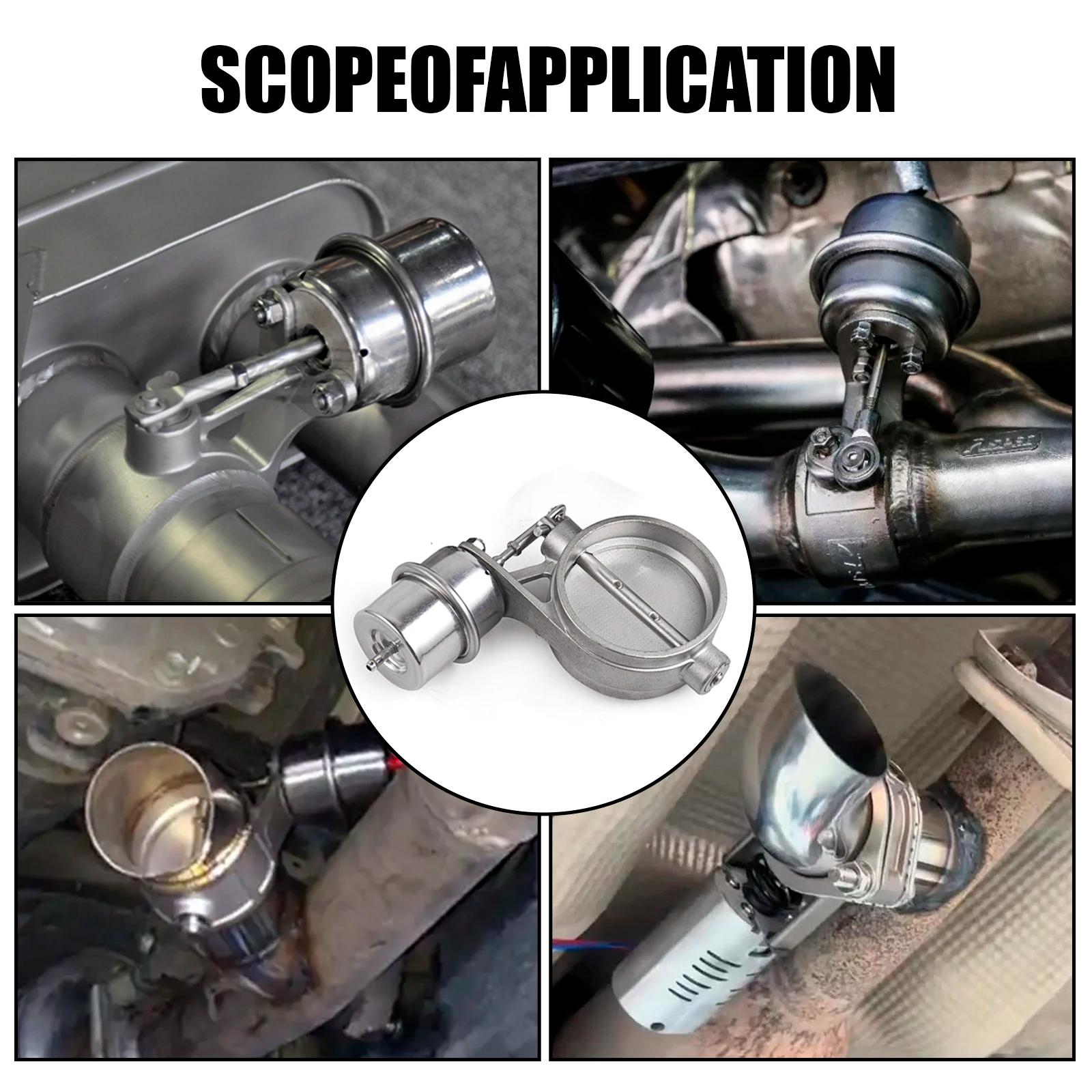 Ensemble de soupape de contrôle d'échappement avec actionneur à vide, coupe de tuyau de 2.0,2.5,3 po