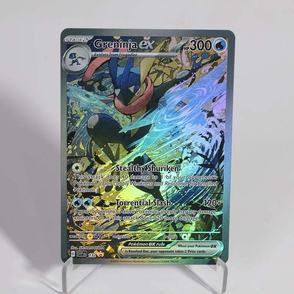 PKM Foil Proxy Cards, Latios & Pikachu Mew Greninja Holographic Game, Trading Collection, PTCG Proxy