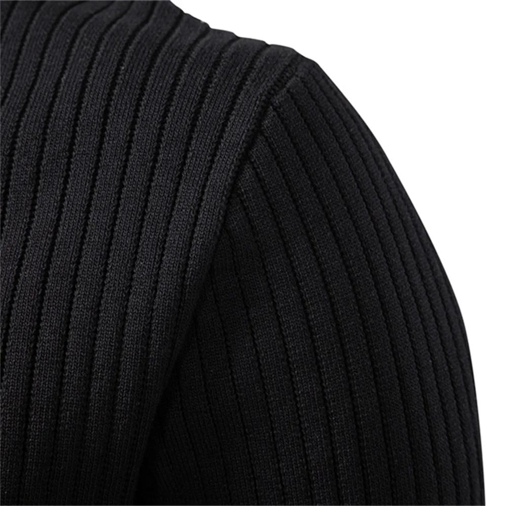 AIOPESON bouton patte Polo hommes côtelé rayure à manches longues coupe contemporaine minimaliste au