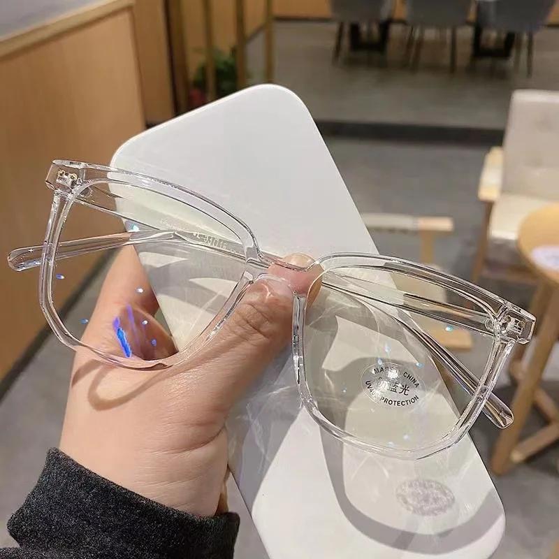 Lunettes anti-lumière bleue pour femmes, avec monture de lunettes régulière, finition rétro, monture