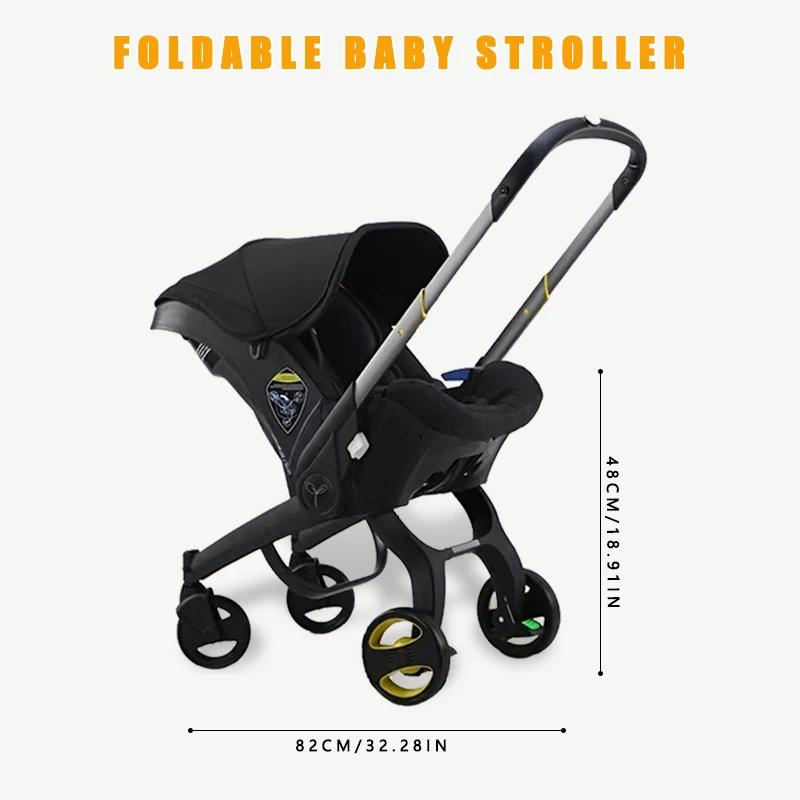 Poussette pour bébé | Chariot pliable léger bidirectionnel | Parfait pour les voyages et le shop