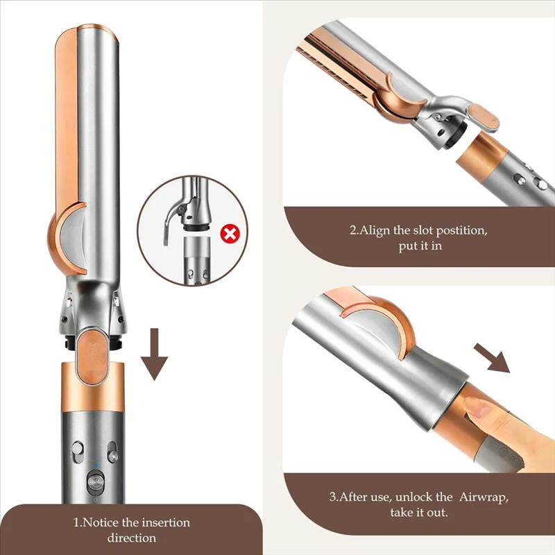 Fixation de flux d'air pour Dyson Airwrap Styler, accessoire de buses pour cheveux lisses, pour Dyso