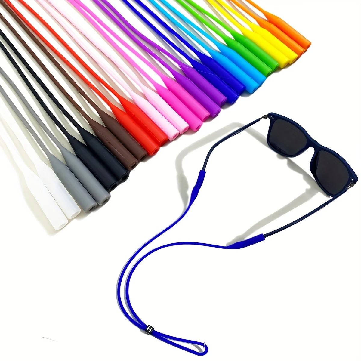 Retenue de lunettes de sport en Silicone, couleur bonbon, pour femmes et hommes, sangles de lunettes