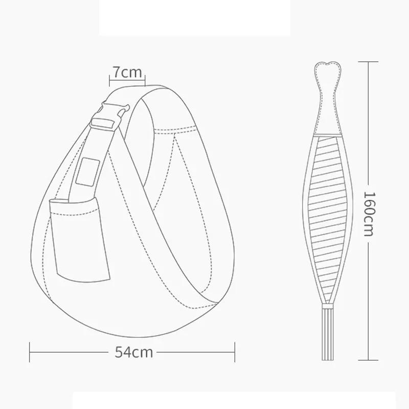 Écharpe pour nouveau-né, double usage, couverture d'allaitement pour bébé, tissu en maille, porte-bé