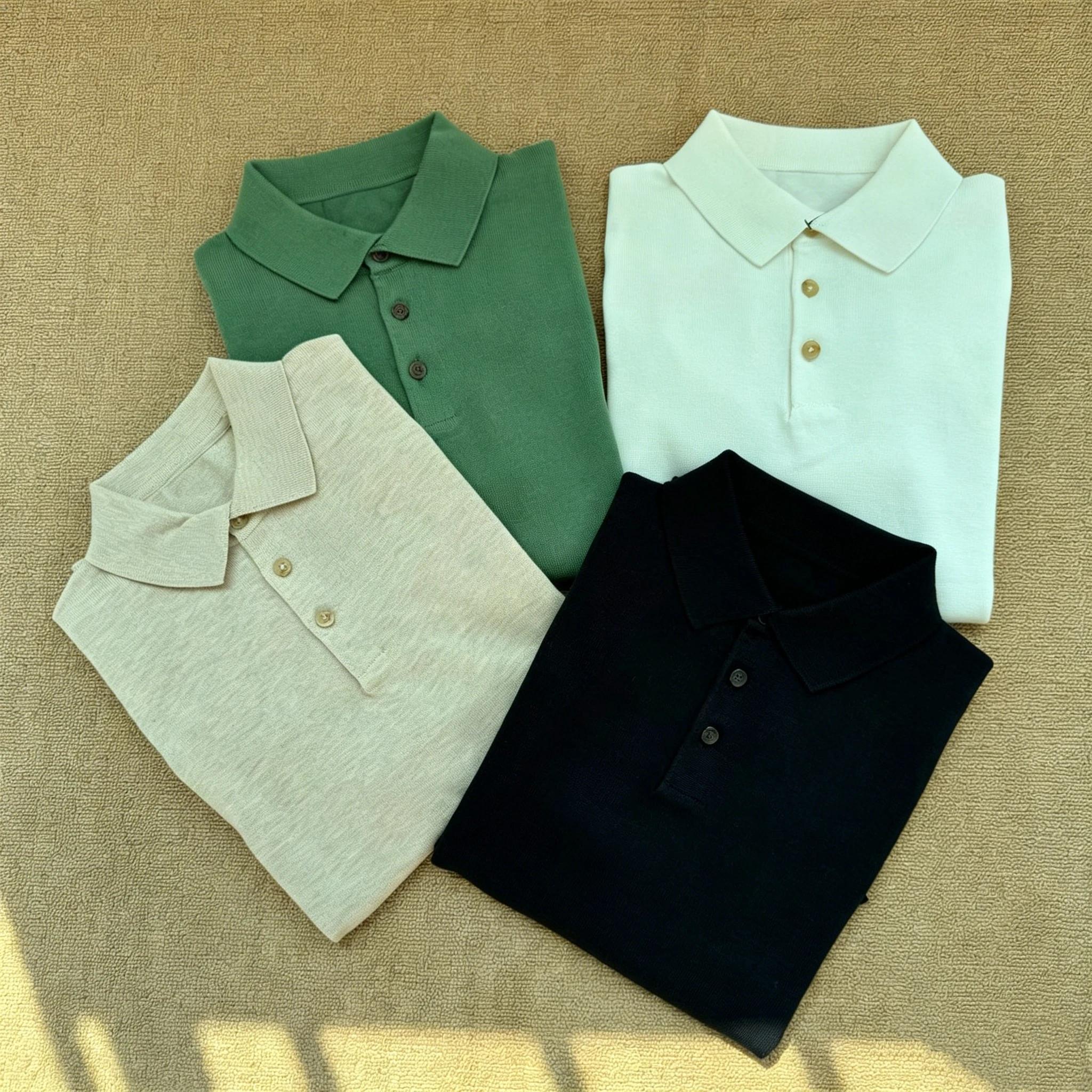 Chemises pour hommes, polos pour hommes, t-shirts brodés de créateurs, polos de golf, chemises slim