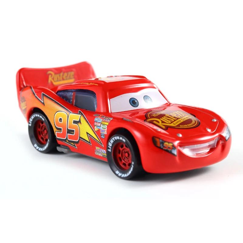 Disney Pixar Cars 2 jouet Lightning Mcqueen Original Mini voiture de course 1 3 Dinoco Racers Collec