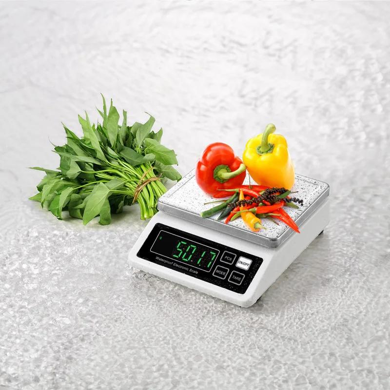 Balance de cuisine Rechargeable IP67, entièrement étanche, 0.1g/1g, électronique de haute précision,