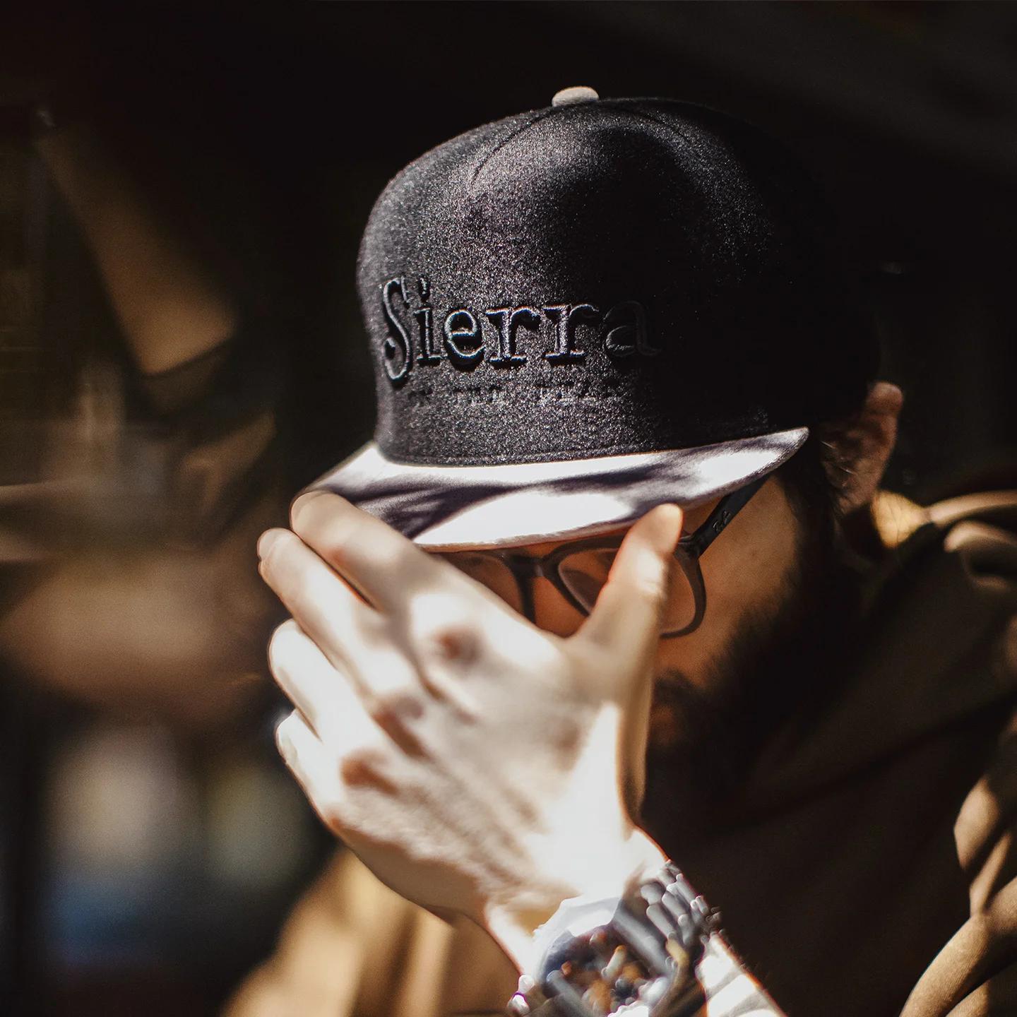 Maden – casquette de Baseball avec lettres brodées en 3D, noire, unisexe, à bord plat, réglable, déc