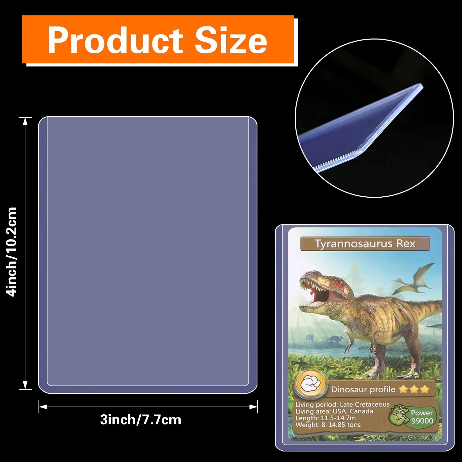 25 pièces pochettes pour cartes en PVC Transparent carte de jeu manchons pour cartes en plastique du