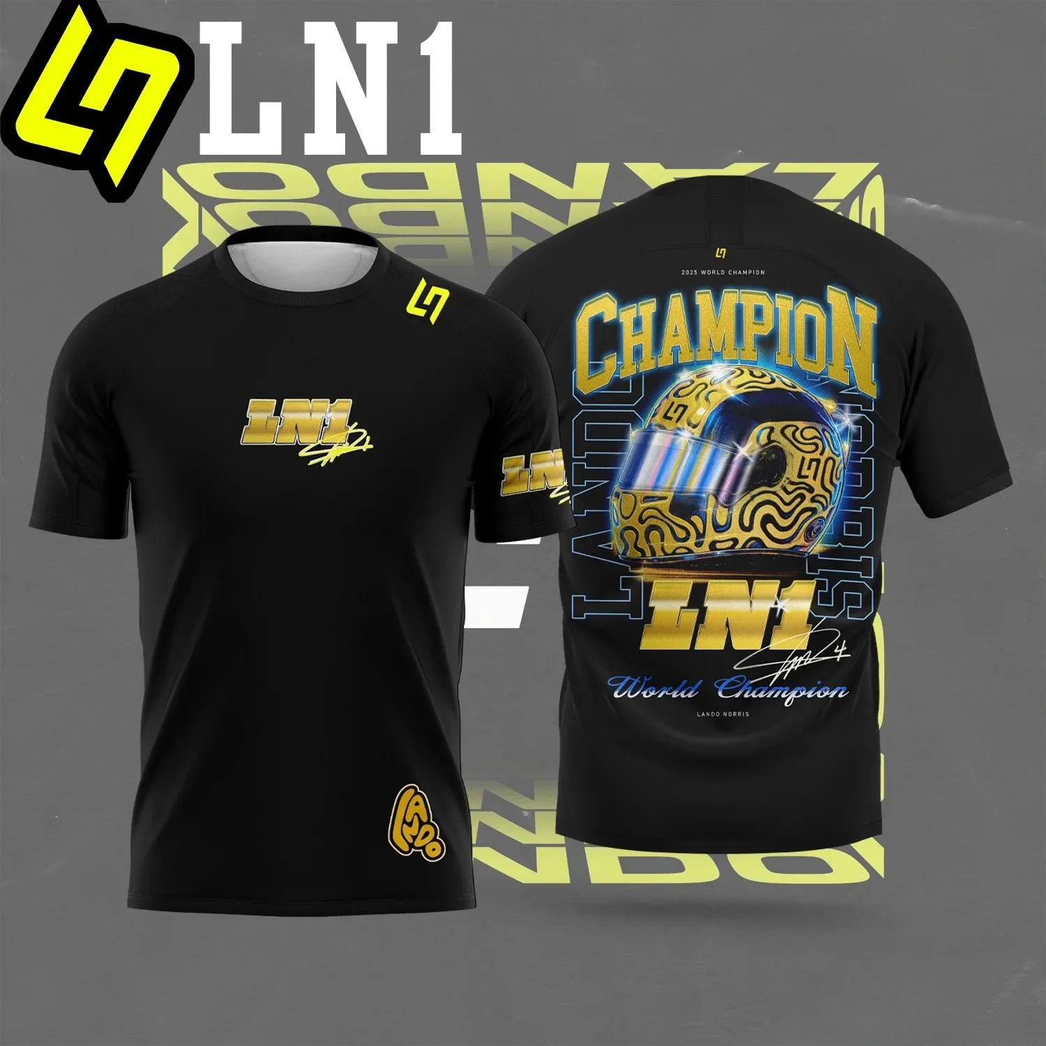 NOUVELLE CHEMISE DE COURSE 2026 - RIDER # 1 LANDO NORRIS Y RIDER # CAMISETA INFORMAL 81PIASTRI F