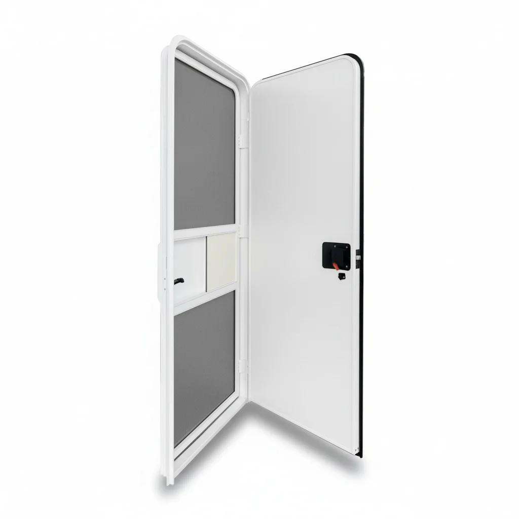 Porte d'entrée pour camping-car, cadre en alliage d'aluminium 620x1820mm, porte d'entrée pour campin