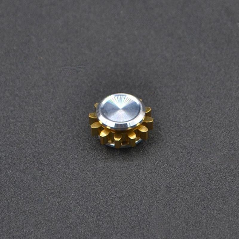 Fidget Spinner Mini Gyroscope à engrenages métalliques, jouet anti-Stress Portable pour adultes, ant