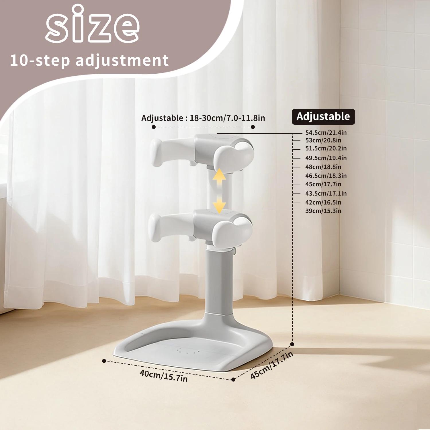 Support de bain pour bébé, Assistant de bain pour bébé, Support de bain avec hauteur et accoudoir ré