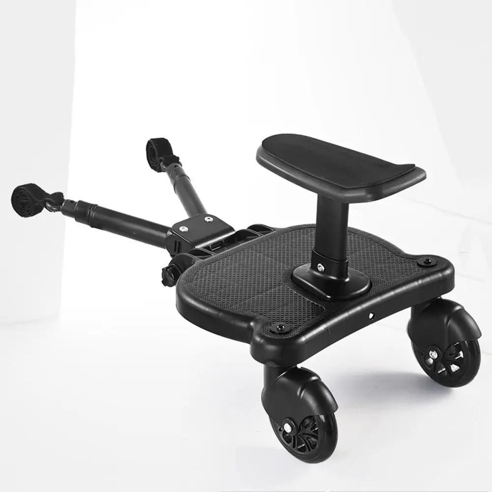 Adaptateur de pédale de poussette 2 en 1, support créatif, peut contenir 55lb, planche sur pied, con
