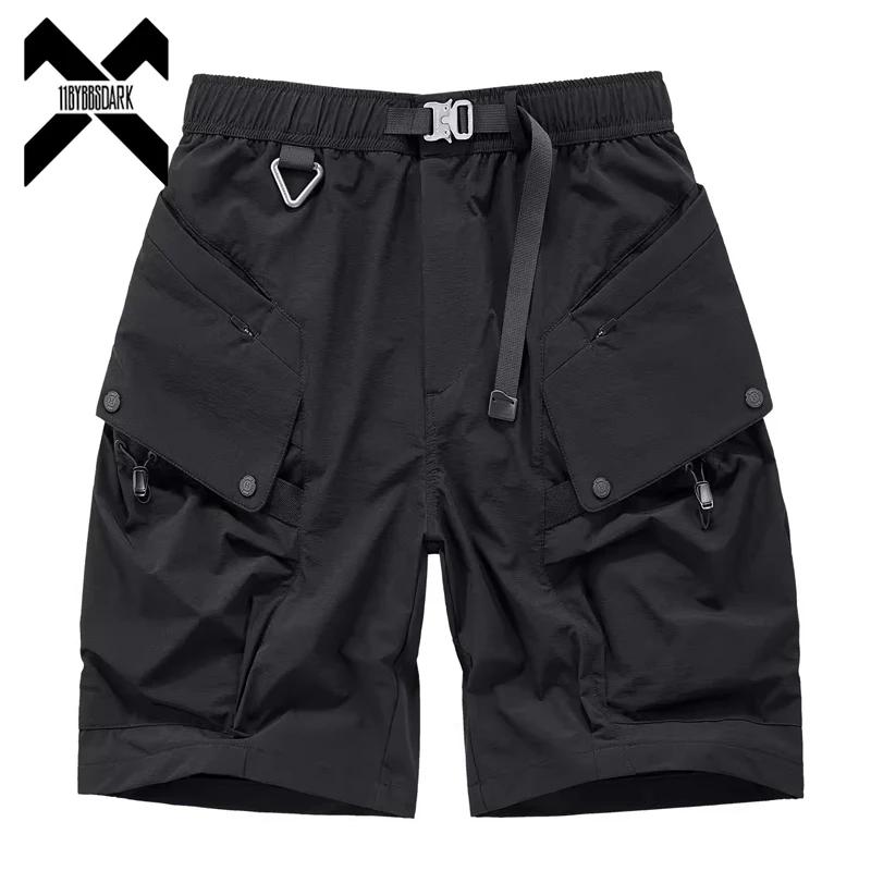Short tactique d'été 2025, pantalon court Cargo multi-poches, fonctionnel, ample, Streetwear, taille