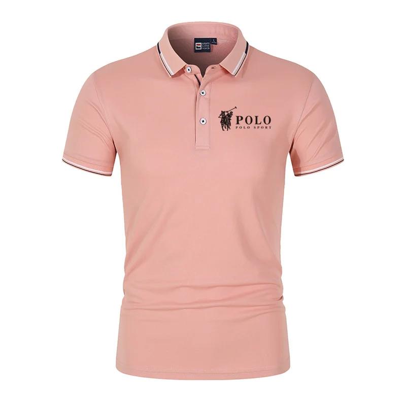Polo d'été premium pour homme, séchage rapide, respirant, décontracté, mode business, sport, manches