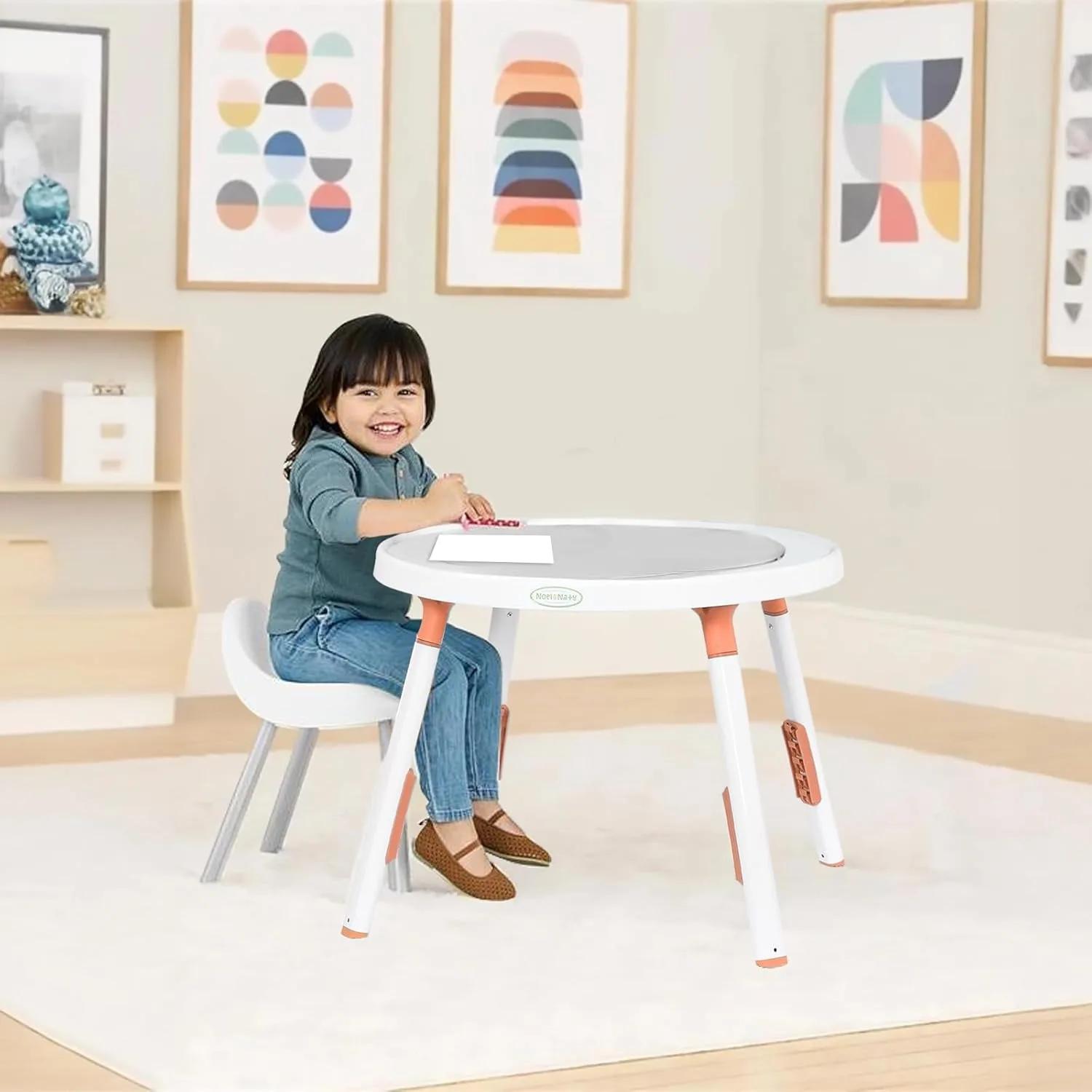 Jumper et table pour centre d'activité 3 en 1 pour bébé – avec jouets amovibles et 360 ° Siège rot