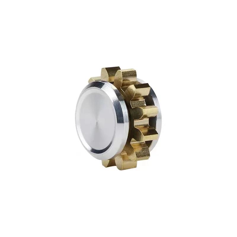 Fidget Spinner Mini Gyroscope à engrenages métalliques, jouet anti-Stress Portable pour adultes, ant