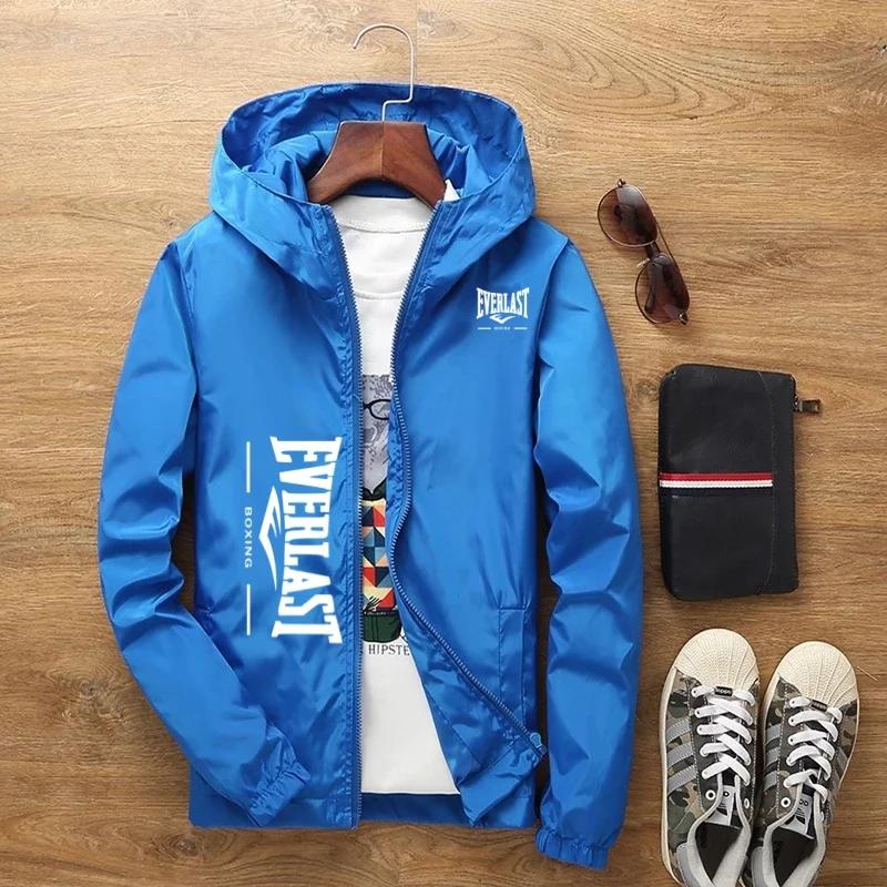 Veste à capuche zippée coupe-vent pour homme 2026 – Tenue décontractée et sportive pour le streetwea
