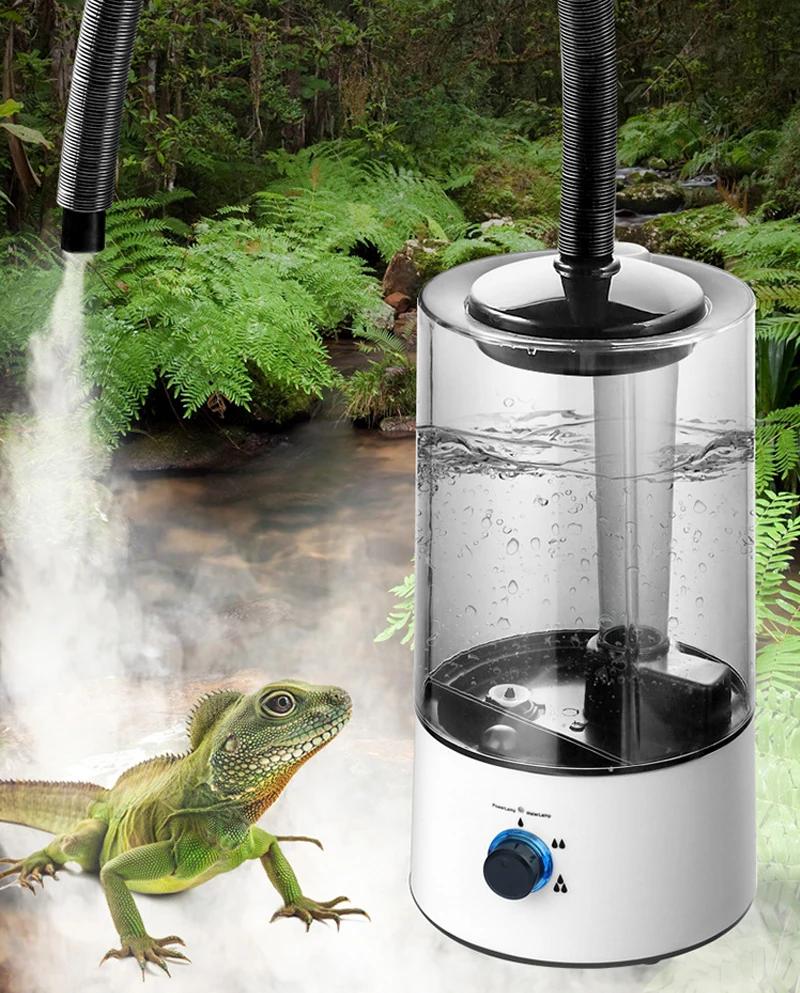 Humidificateur d'air ultrasonique de 4000ML, pour Reptile, animal de compagnie, lézard, tortue, gren