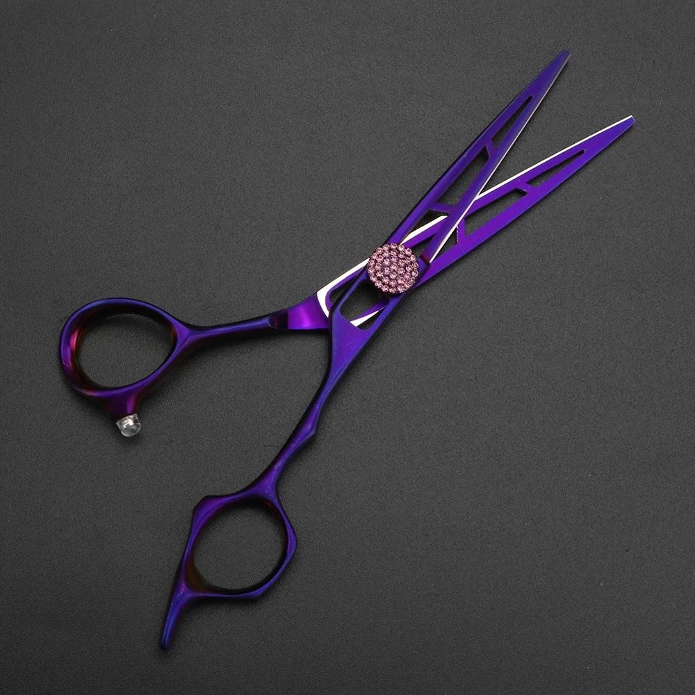 XUANFENG – ciseaux à cheveux creux de 6 pouces, ciseaux de barbier en acier VG10, ciseaux de coupe p
