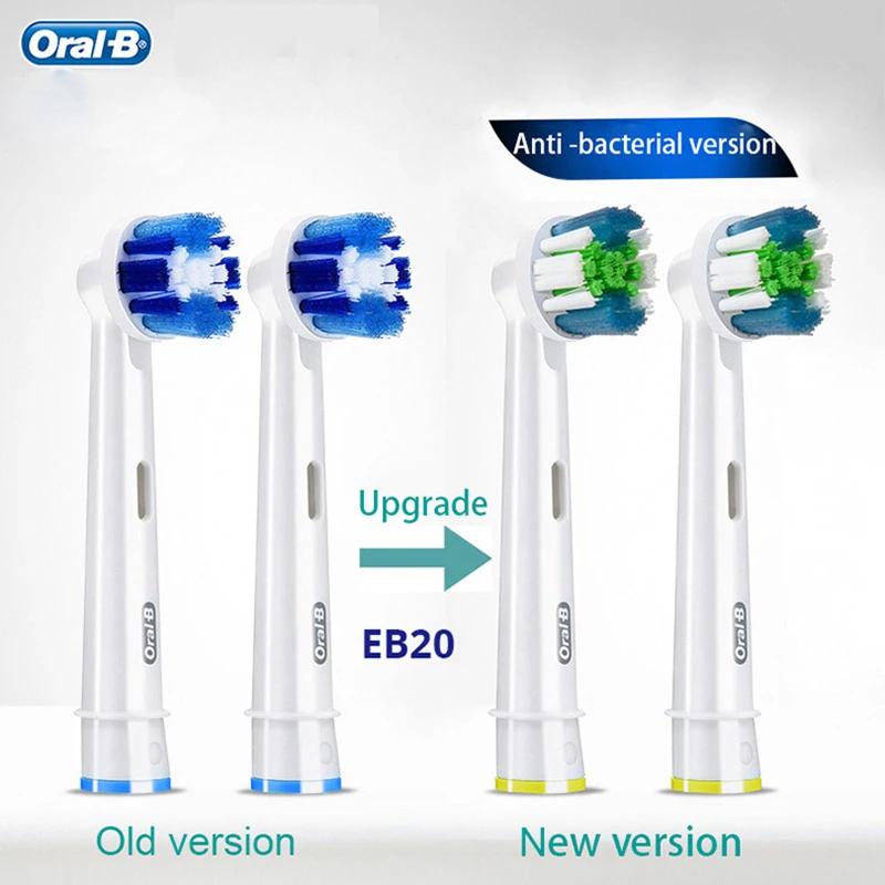 Têtes de brosse de rechange originales Oral B, pour brosse à dents électrique rotative oral-b, vérit
